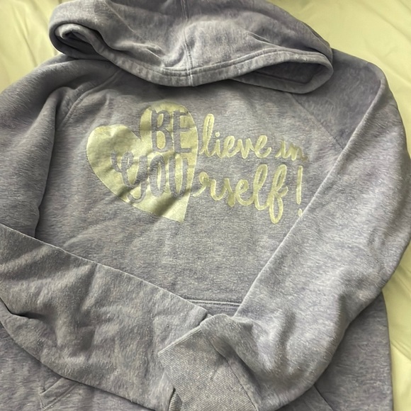 Cat & Jack Other - Girl’s hoodie, purple believe in yourself size 14/16 hoodie